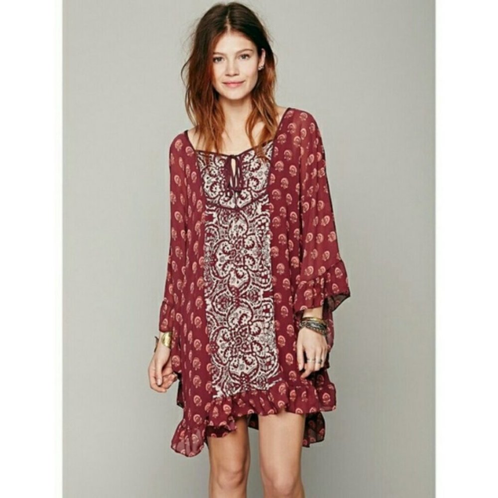 Free People Marla Dreams Boho Flowy Dress Sold Out